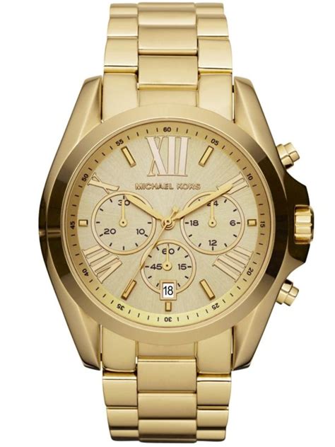 michael kors oversized bradshaw gold watch|michael kors bradshaw chronograph.